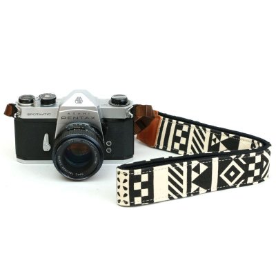 画像1: !MO CAMERA STRAP［Gemetric Black］