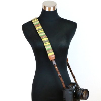 画像8: !MO CAMERA STRAP［Green Village］