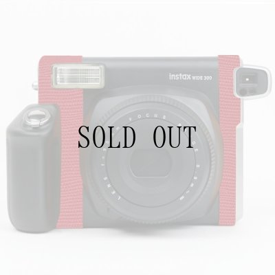 画像1: チェキ instax WIDE 300 専用カスタムレザー [Red]