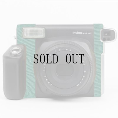 画像1: チェキ instax WIDE 300 専用カスタムレザー [Green]