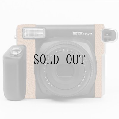 画像1: チェキ instax WIDE 300 専用カスタムレザー [Beige]