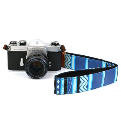 画像3: !MO CAMERA STRAP［Geometric Blue］