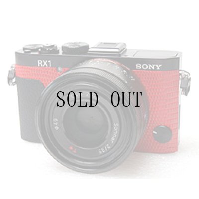 画像2: Sony RX1 専用カスタムレザー [Red]