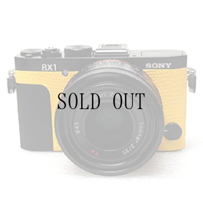 画像1: Sony RX1 専用カスタムレザー [Yellow]