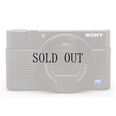 画像1: Sony RX100 III, RX100 IV専用カスタムレザー [Black]