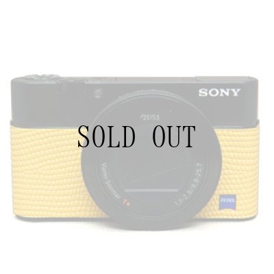 画像1: Sony RX100 III, RX100 IV専用カスタムレザー [Yellow]