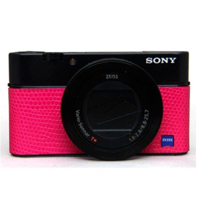 画像1: Sony RX100 III, RX100 IV専用カスタムレザー [Pink]