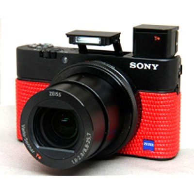 画像2: Sony RX100 III, RX100 IV専用カスタムレザー [Red]