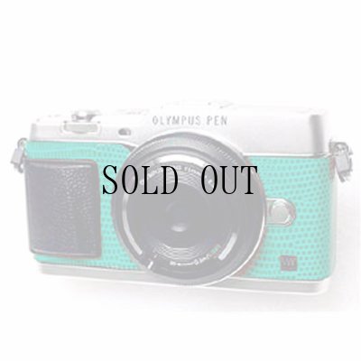 画像2: OLYMPUS PEN E-P5 専用カスタムレザー [Green]