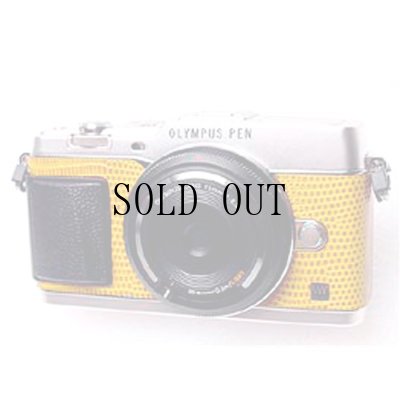 画像2: OLYMPUS PEN E-P5 専用カスタムレザー [Yellow]