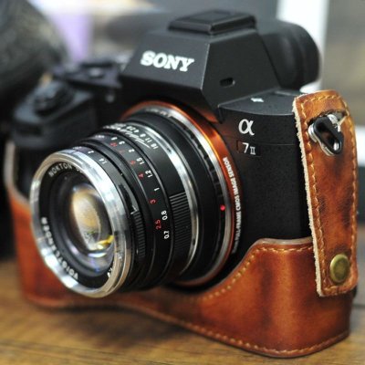 画像7: ■SALE■SONY A7II / A7RII / A7SIII 専用レザーケース・ストラップセット [Brown]