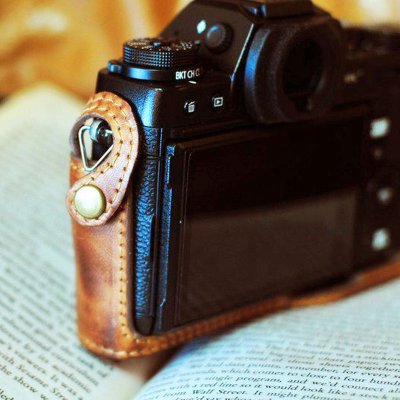 画像9: ■SALE■FUJIFILM X-T1 専用レザーケース・ストラップセット [Brown]