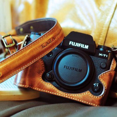 画像5: ■SALE■FUJIFILM X-T1 専用レザーケース・ストラップセット [Brown]