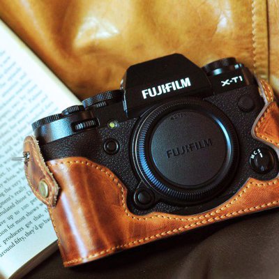 画像8: ■SALE■FUJIFILM X-T1 専用レザーケース・ストラップセット [Brown]