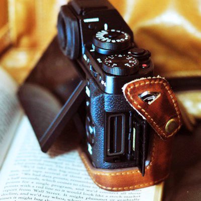 画像6: ■SALE■FUJIFILM X-T1 専用レザーケース・ストラップセット [Brown]