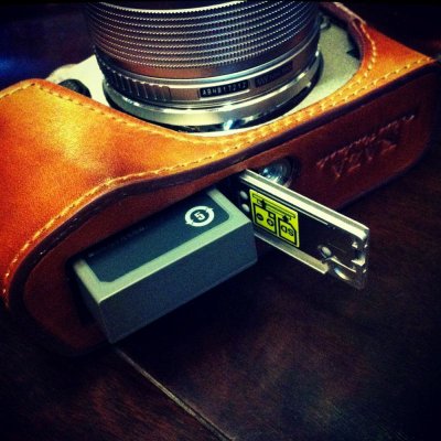 画像7: ■SALE■Olympus Pen E-PL6/E-PL5 専用レザーケース・ストラップセット [Brown]