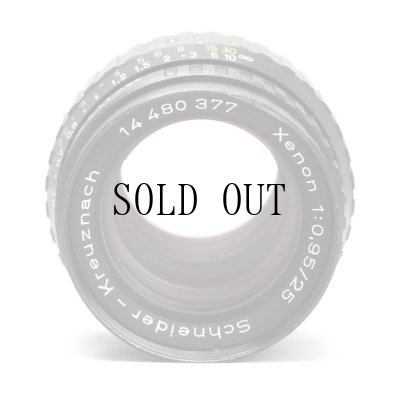 画像4: Schneider Kreuznach(シュナイダー・クロイツナッハ)Xenon 25mm/F0.95 ※レア