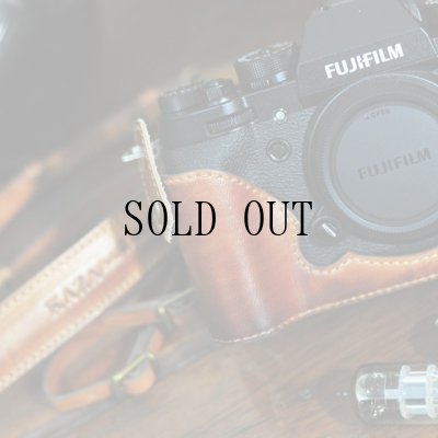 画像5: ■SALE■FUJIFILM X-T2 専用レザーケース・ストラップセット [Brown]