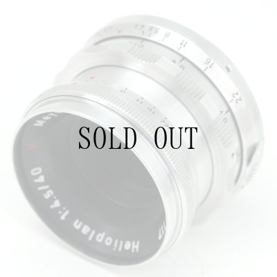 画像7: Meyer Optik（メイヤーオプティック）Helioplan（ヘリオプラン） V 40mm/F4.5