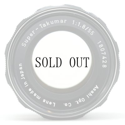 画像3: Asahi Opt. Co.,（旭光学工業） Super-Takumar（タクマー）55mm/F1.8