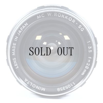 画像6: MINOLTA（ミノルタ）MC W.ROKKOR-SG 28mm/F3.5