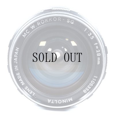 画像5: MINOLTA（ミノルタ）MC W.ROKKOR-SG 28mm/F3.5
