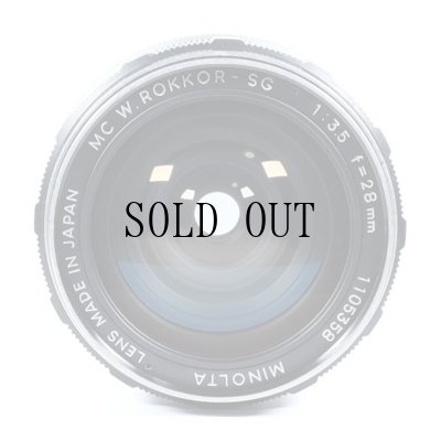 画像4: MINOLTA（ミノルタ）MC W.ROKKOR-SG 28mm/F3.5