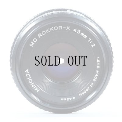 画像6: MINOLTA（ミノルタ）MD ROKKOR-X 45mm/F2