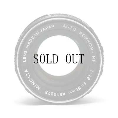 画像4: MINOLTA(ミノルタ)AUTO ROKKOR-PF 55mm/F1.8