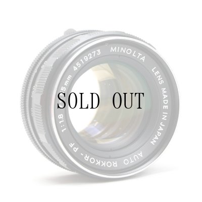 画像6: MINOLTA(ミノルタ)AUTO ROKKOR-PF 55mm/F1.8