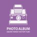 画像2: ポラロイド専用アルバム【SX-70 Purple】on and onオリジナル (2)