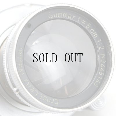 画像6: Ernst Leitz Wetzlar(ライカ)Summar(ズマール) 50mm/F2