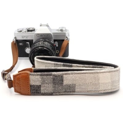 画像3: !MO CAMERA STRAP［Checked Gray］