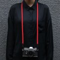 ［渋谷ロフト店］A-MoDe ロープカメラストラップ 120cm【レッド】