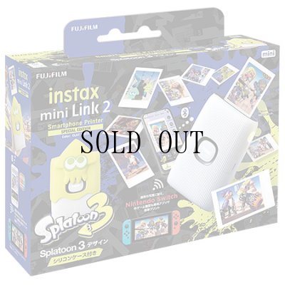 画像8: ■限定■チェキ instax mini Link 2 スプラトゥーン3 デザインシリコンケースセット