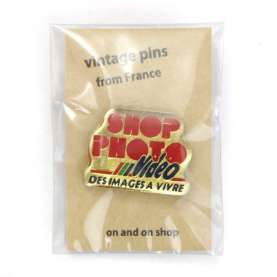 画像1: SHOP PHOT VIDEO ピンバッジ