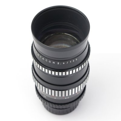 画像1: Pentacon（ペンタコン）electric MC 135mm/F2.8  ゼブラ