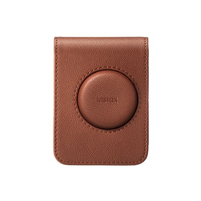 画像1: チェキinstax mini Evo用 カメラケース（ブラウン）