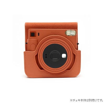 画像6: チェキ instax SQUARE SQ1用 カメラケース | テラコッタオレンジ