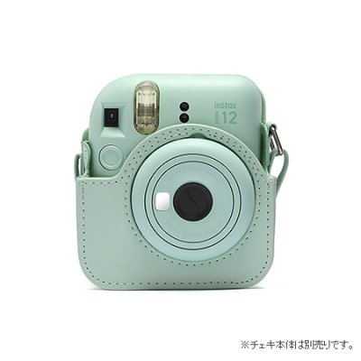 画像2: チェキ instax mini 12用 カメラケース（グリーン）
