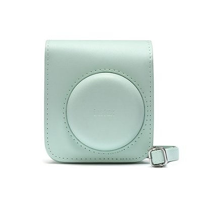 画像1: チェキ instax mini 12用 カメラケース（グリーン）