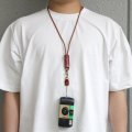 レザーネックストラップ｜レッド