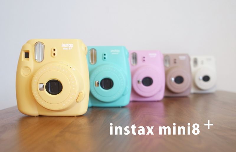 チェキ instax mini8+（Sesame｜セサミ）※オンライン特典付き｜FUJI 