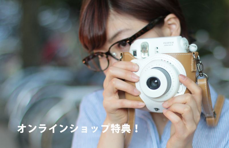 チェキ instax mini8+（Cocoa｜ココア）※オンライン特典付き｜FUJI 