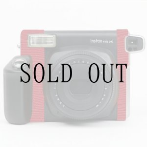 画像: チェキ instax WIDE 300 専用カスタムレザー [Red]