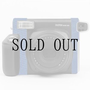 画像: チェキ instax WIDE 300 専用カスタムレザー [Blue]