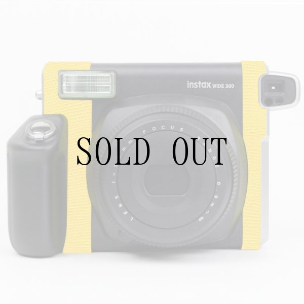 画像1: チェキ instax WIDE 300 専用カスタムレザー [Yellow]