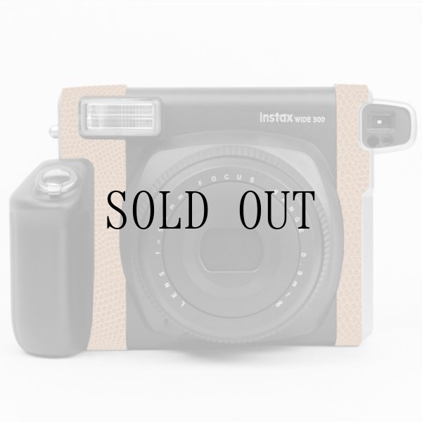 画像1: チェキ instax WIDE 300 専用カスタムレザー [Beige]