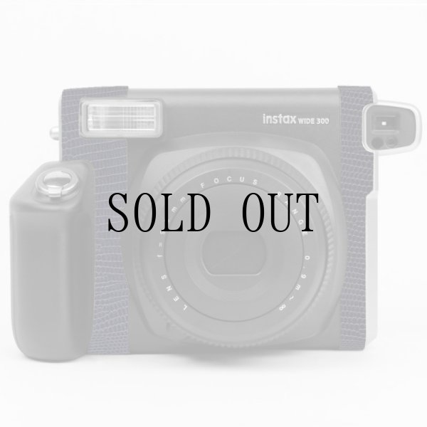 画像1: チェキ instax WIDE 300 専用カスタムレザー [Navy]