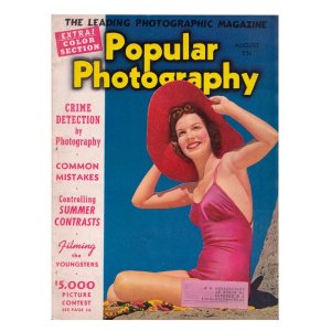 画像: ビンテージ雑誌 Popular Photography 1940年8月号